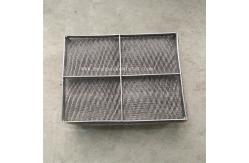 China 1000mmx1000mm Demister Pad Screen Grids And Plate Edge Ss304 No Sections supplier