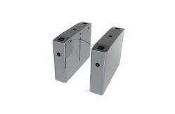 China RS485 120W SS304 Waist High Flap Turnstile For School supplier
