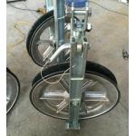 20KN Rated Load Transmission Line Stringing Tools Rubber Lined Aluminium Sheave for sale