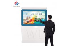 China Landscape screen advertising totem| Floor standing digital signage  Win 10 & Touch supplier