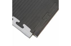China Black Grey 20mm 1*1m Tatami Puzzle Mat / Exercise Floor Mat Tiles supplier