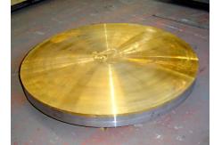 China ASTM B432 Copper Clad Plate TUV Cladding Plates Tube Sheets For Boilers supplier