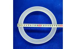 China Customized Processing High Purity Frosted Quartz Irregular Ring Flange Glass Instrument supplier