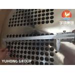 EN10028 1.4541 Stainless Steel Tube Sheet For Floating Head Exchanger Shell Heat Exchanger for sale
