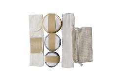 China Machine Washable Reusable Makeup Remover Pads With Comfortable Charcoal Bamboo supplier