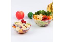 China Recyclable Plastic Disposable Container Salad Tray Food / Fruit Bowl With PET Lid supplier