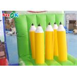 Interactive Tarpaulin Inflatable Sports Games For Team Building Screen Printing