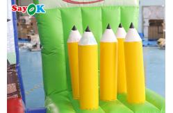 China Interactive Tarpaulin Inflatable Sports Games For Team Building Screen Printing supplier