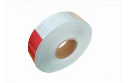 China Red And White Dot C2 Reflective Tape Self Adhesive Ror Vehicles supplier