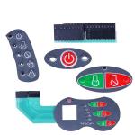 Long Lifespan Flat Membrane Switch With Insulation Resistance 100MΩ For Industrial, Medical, Consumer Electronics for sale