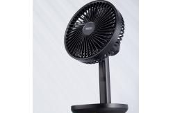 China Rechargeable Table Top Fan 506g Button Control 3 Speeds supplier