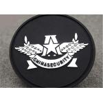 Sew On Badges Type Custom Clothing Patches Pvc Label Round Shape for sale