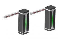 China RS485 Remote Control 6s Boom Barrier Gate 100w With Led Light supplier