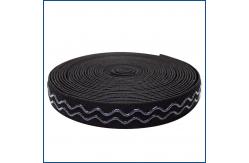 China 10mm-65mm Width Anti Slip Webbing Spandex Silicone Elastic Band supplier