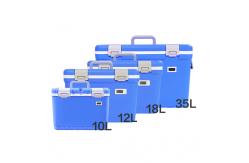China Custom Logo Vaccine Carrier Cooler Box Portable Medical Ice Box supplier
