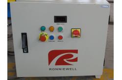 China Wireless Controller Rubber Wheel Welding Turning Roll Motorized Trolley supplier