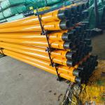 185kg REMET / METKZE Black Double Layer Drill Pipe 8.56mm 10 Pcs 3m/4.5m/6m Length for sale