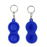 silicone pendant Bubble Wrap Keychain Fidget Multi stress relief for sale