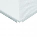 Soundproof Perforated Clip In Metal Ceiling Tiles Customized For Office