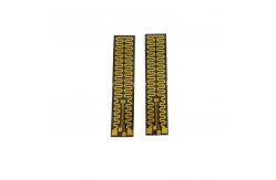 China Flexible Etched Foil Heating Element For Straightener Curl Device OEM supplier