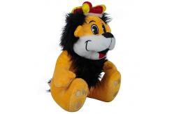 China Eco Friendly Lion Plush Toy , Adorable Lion Stuffed Animal Easy Cleaning supplier