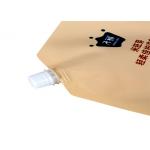 Special Shape Stand Up Spout Pouch , Plastic Liquid Pouch With Spout 100ml 200ml