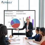 IR Touch Technology Interactive Flat Panel 178° Viewing Angle 350-450cd/M2 Brightness for sale