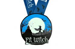 China Glowing Fit Witch Challenge Halloween Medal / Custom Made Medals supplier