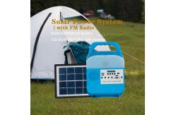 China 8000mah Solar Rechargeable Camping Light With MP3 Radio supplier