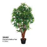 High Simulation Artificial Tropical Plant Dracaena Reflexa Tree 120cm Height for sale