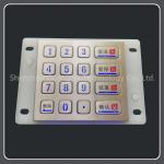 Waterproof Backlit Numeric Keypad Energy Saving For Self Service Machine for sale
