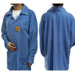 96 Polyester 4 Carbon 3mm Diamond Fabric ESD Antistatic Coat for sale