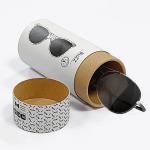 Matt / Glossy Laminated Tube Packaging Box For Luxuriant Glasses Sunglasses Packaging for sale