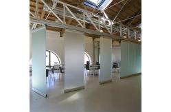 China Movable Partition Walls Folding Glass Frameless Aluminium Glass Partition supplier