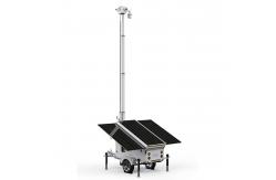 China Solar Trailer Security Camera Trailer Solar security trailer for Parking Lot supplier