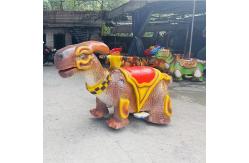 China Animatronic Dinosaur Theme Park Rides Snowproof Shape Customized supplier