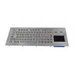 Integrated Ultra slim Industrial Keyboard With Touchpad for ticket vending machine