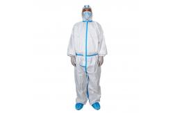 China M-4XL 55-70gsm PPE Disposable Medical Protective Coveralls supplier