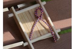China 20cm Customised Eco Friendly Polyester Drawstring Cord For Bags supplier