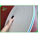 28g & 60g & 120g Blue Straw Paper Rolls Flexible FSC & FDA Strip Printing for sale