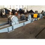 Steel Bed 200 Ton Pipe Welding Rotator Tank Turning Rolls Wireless Control With Metal Roller for sale