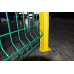 4mm Diamater 6 Ft Welded Wire Mesh Panels Pvc Coated Green Color Bend Sheet for sale