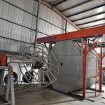 Industrial Shuttle Rotomolding Machine 1000kg Max Mold Weight for sale