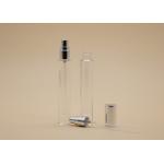 Small Glass Cosmetic Spray Bottles , Clear Glass Perfume Bottles Screw Neck for sale