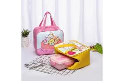 China Cartoon Kids Lunch Cooler Bag Canvas Waterproof Lovely Thermal Insulated supplier