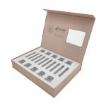 Custom logo Cosmetic Packaging Box with window Surprise Skincare Product Pink Gift Box Set Cosmetic Box for sale