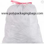 Degradable Colorful Plastic Drawstring Garbage Bags W42 x L44cm for sale