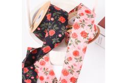 China 2.5cm-4cm Polyester Ribbon Double Face Weave Edge Packing Ribbon supplier