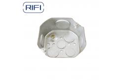 China 4x4 Inch Galvanized Steel Junction Box Electrical Standard Thickness 1.5mm supplier