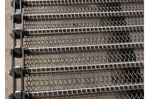 600 Degrees Resistant Chain Mesh Conveyor Belt For High Temperature Oven